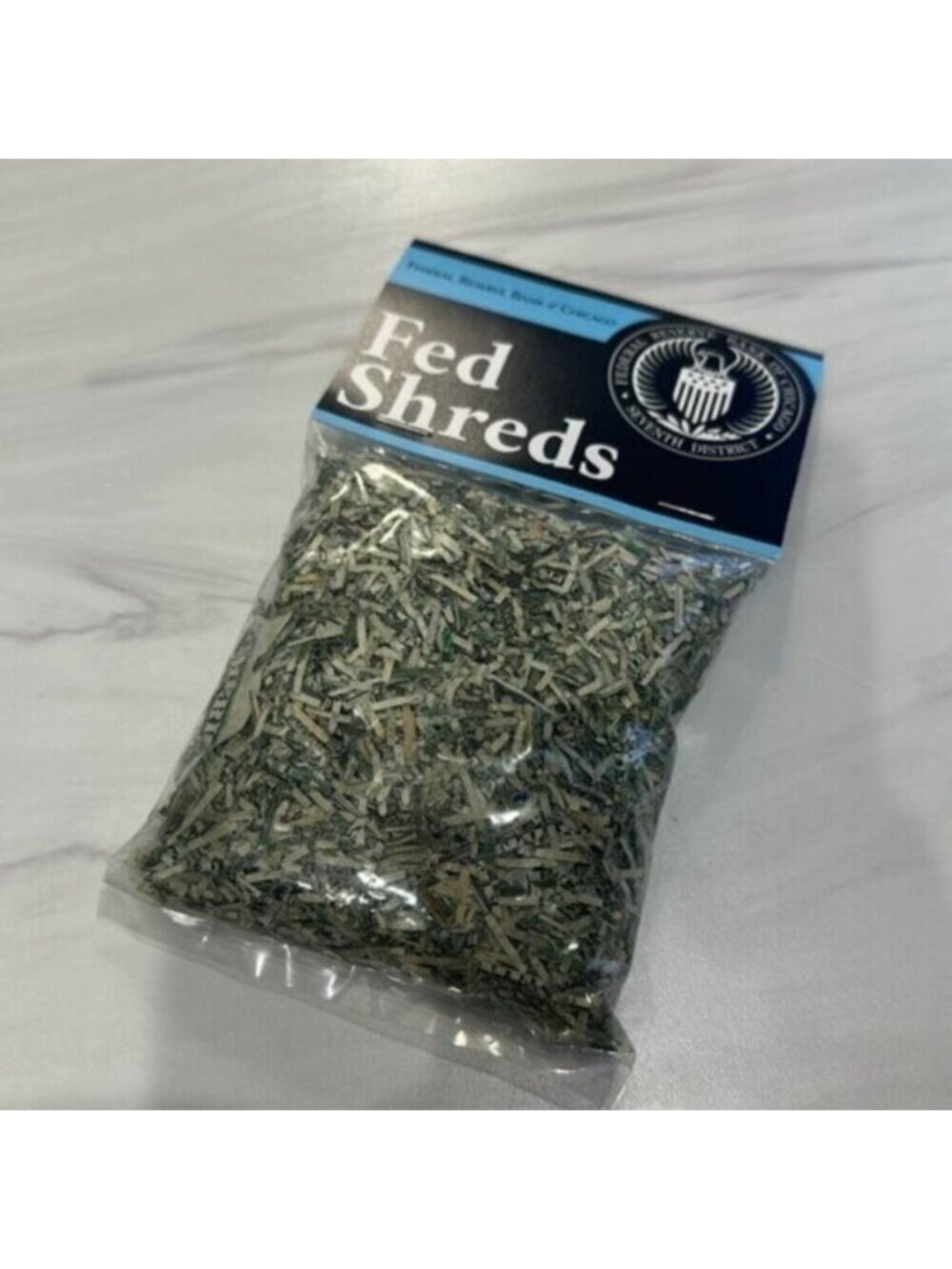 NWT Federal Reserve Bank Of Chicago Fed Shreds Souvenir Shredded Dollars